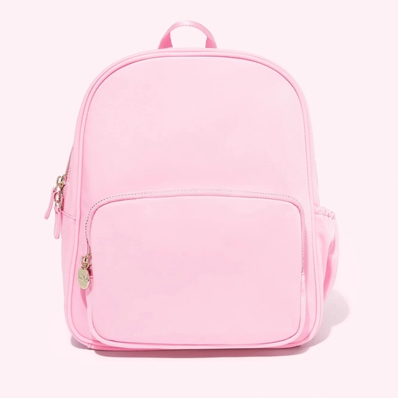 Stoney Clover Lane Flamingo Pink backpack with letter “C” iron on - Picture 2 of 9